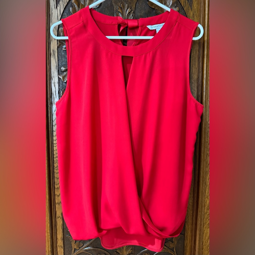41 Hawthorn Red Sleeveless Top